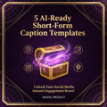 5 AI-Ready Short-Form Caption Templates