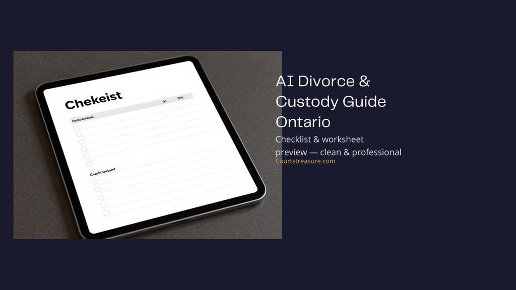 AI Divorce & Custody Guide Ontario — preview