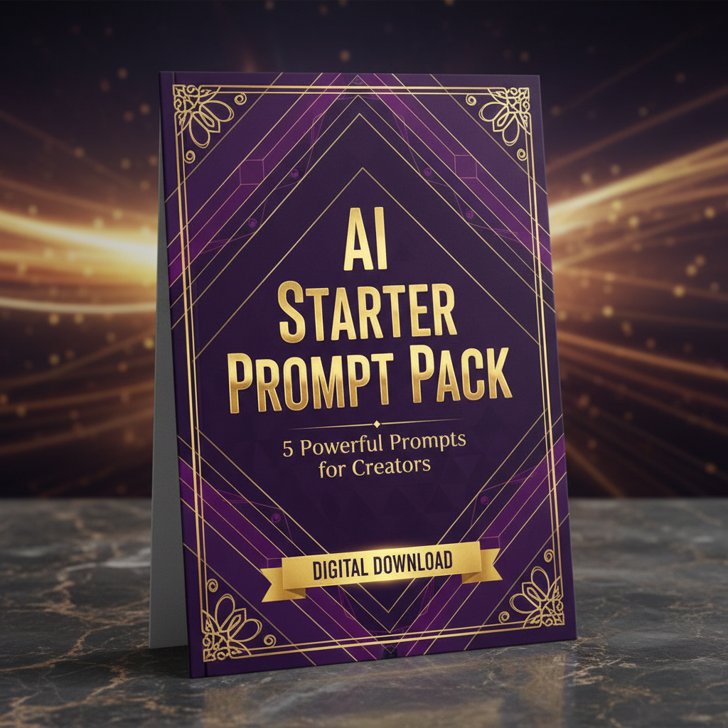 AI Starter Prompt Pack — digital download