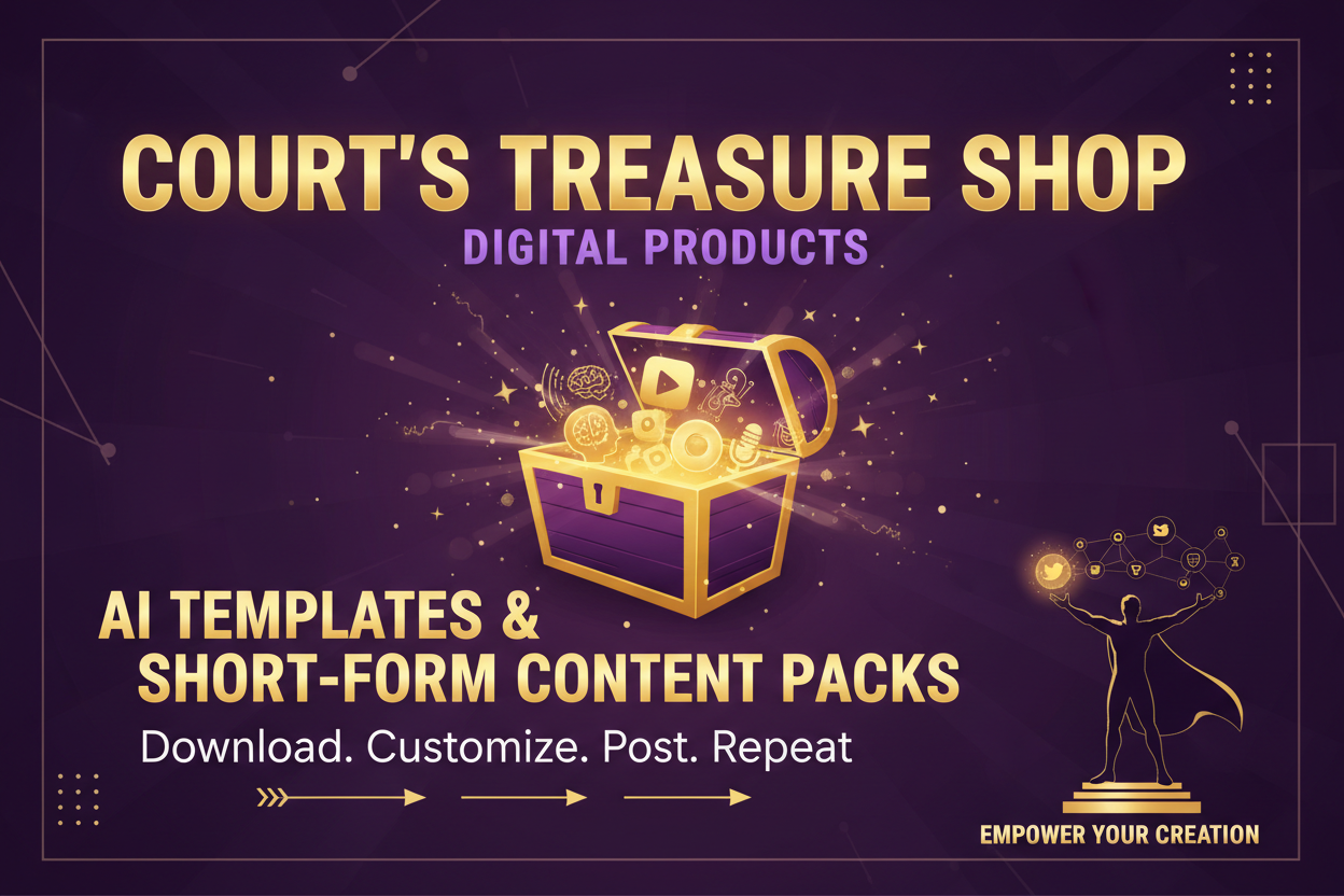 Court's Treasure Shop Promo Banner