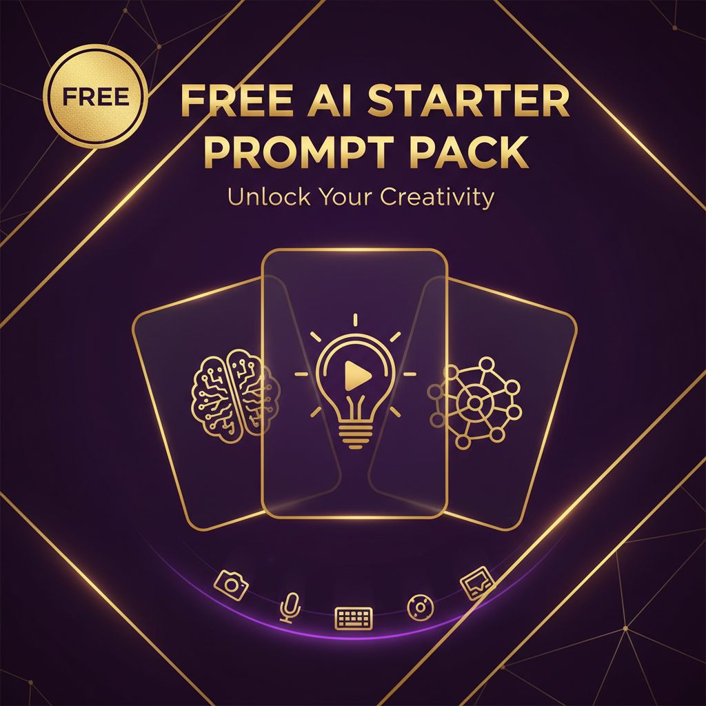 Free AI Starter Prompt Pack Cover