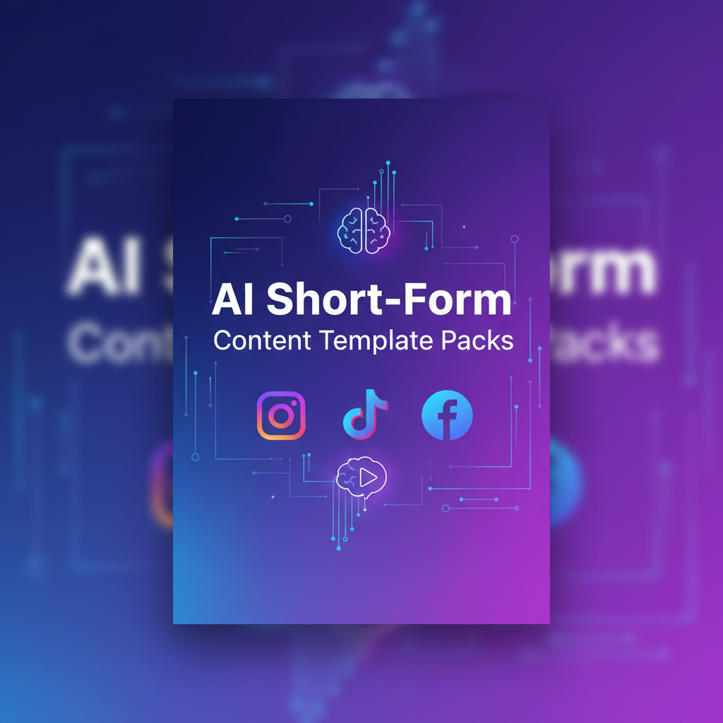 AI Short-Form Content Template Packs
